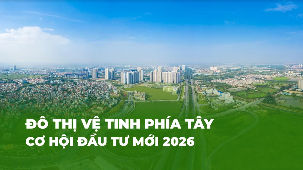 Đô thị vệ tinh phía Tây: Cơ hội đầu tư mới 2026