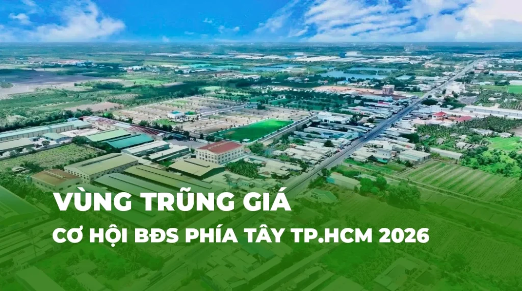 Vùng trũng giá: Cơ hội BĐS phía Tây TP.HCM 2026
