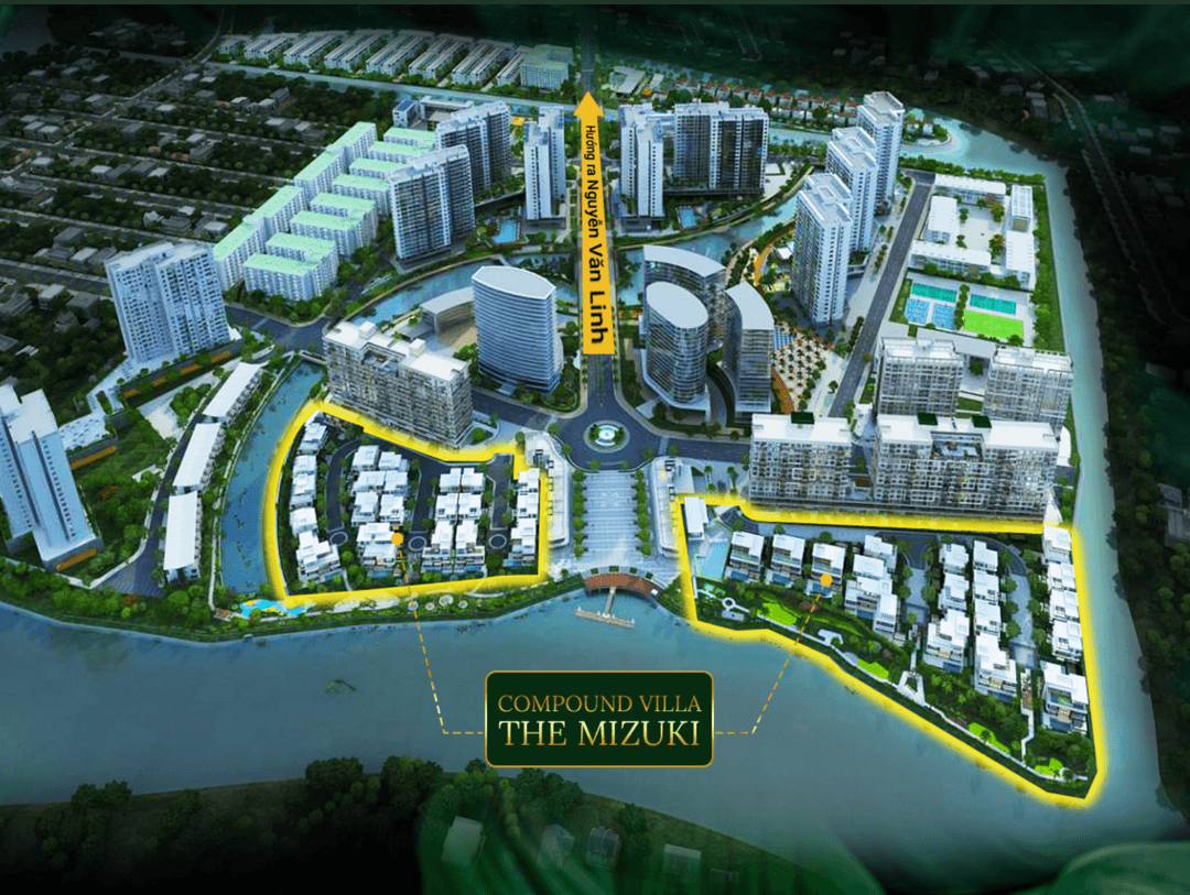Biệt Thự Ven Sông Nguyễn Văn Linh, Bình Chánh – 642m2 – Giá 81 Tỷ