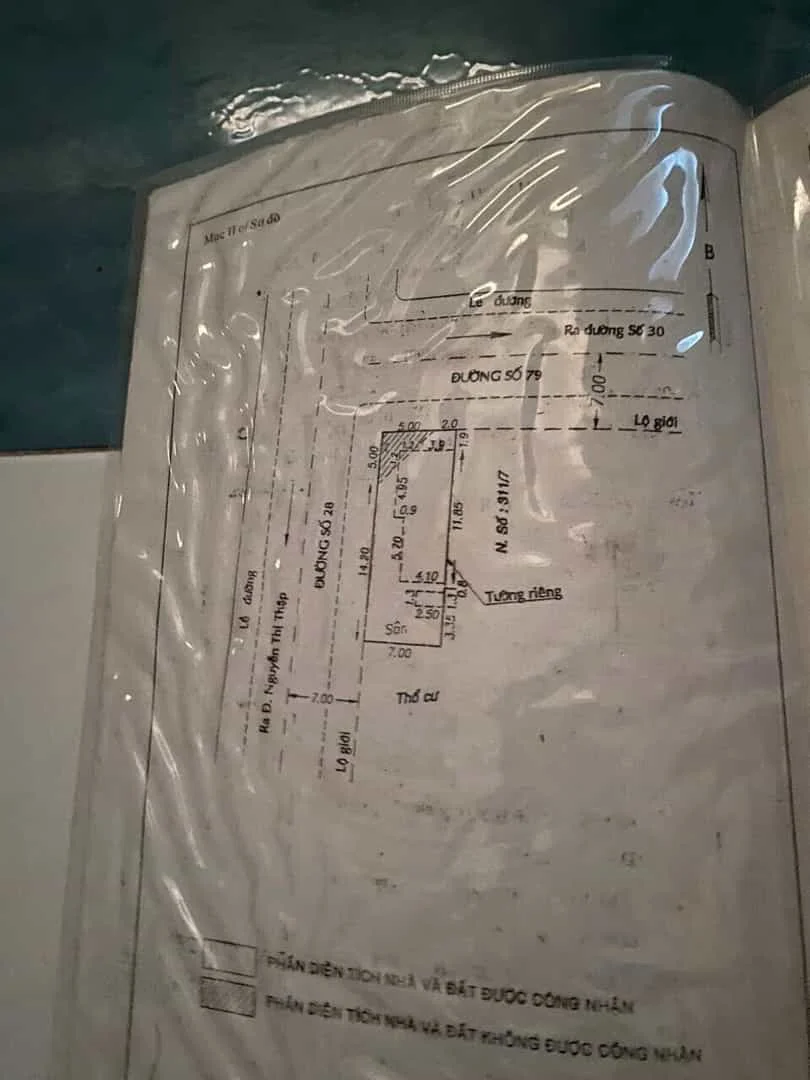 Bán Nhà Góc 2 Mặt Tiền Đường 79, Tân Quy, Quận 7 – 105m2, 2 Tầng
