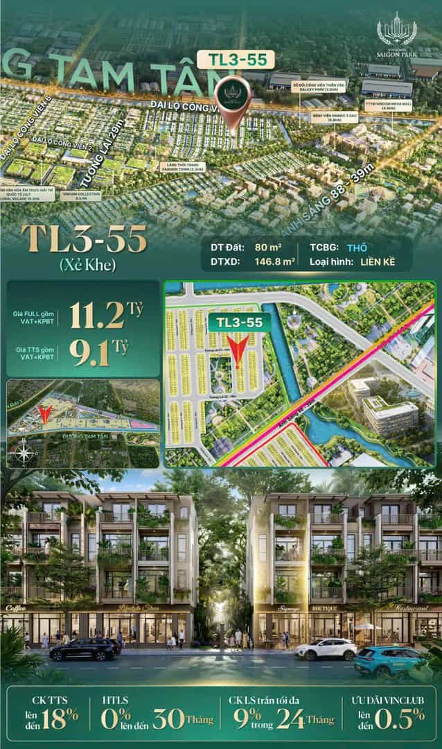 Căn Hộ Vinhomes Sài Gòn Park 70m2 – Giá 8,1 Tỷ – Giỏ Hàng Mới