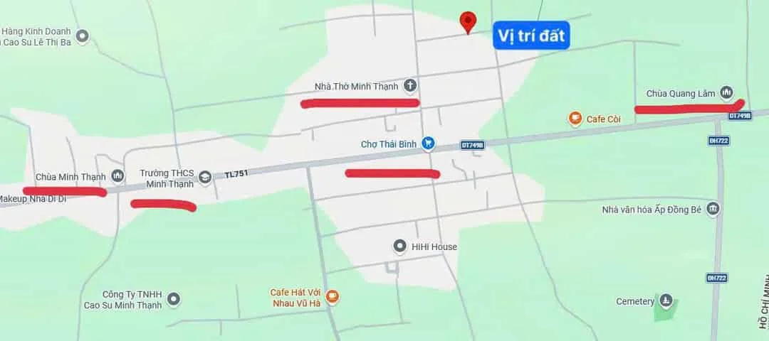 Bán 3 Lô Đất Thổ Cư Xã Minh Thạnh – 5x50m – Sổ Riêng – Giá 699 Triệu