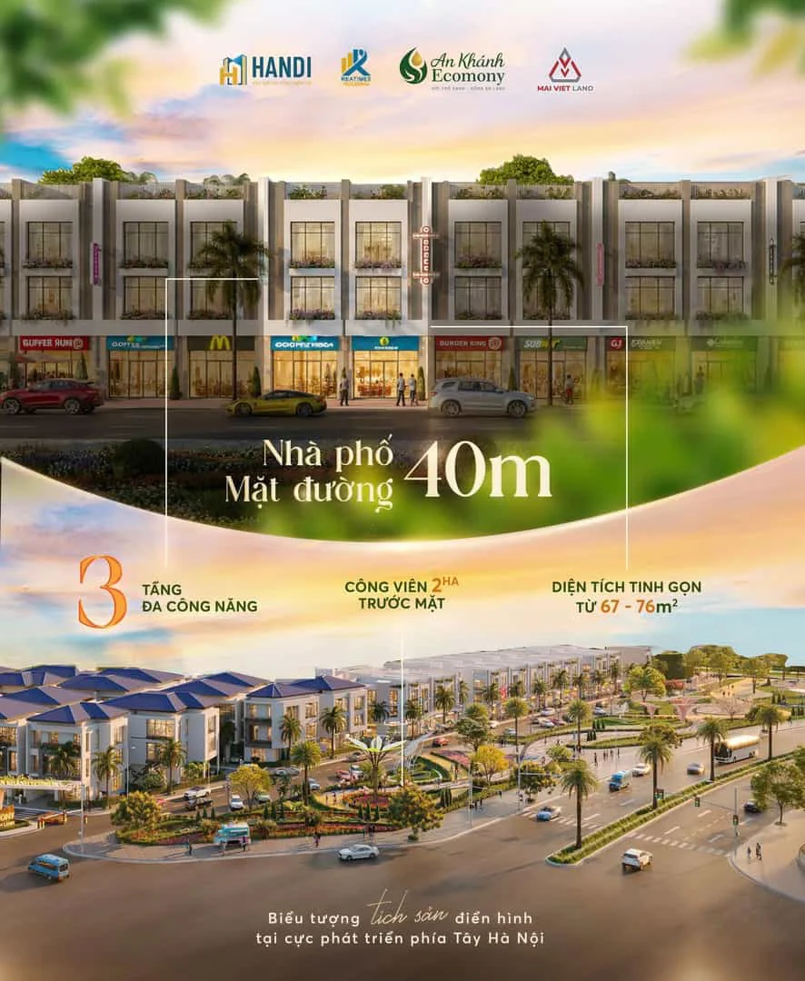 Bán Nhà Liền Kề 70m² View Công Viên Nội Khu An Khánh – Giá 16.5 Tỷ