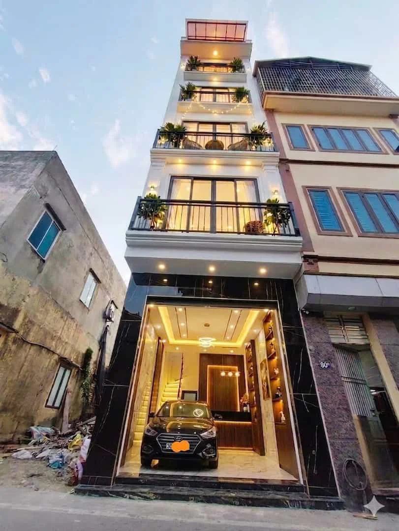 Bán Nhà Mặt Đường Bình Minh – Tân Lập – Đan Phượng, 6 Tầng + Thang Máy, Ô Tô Chạy Quanh