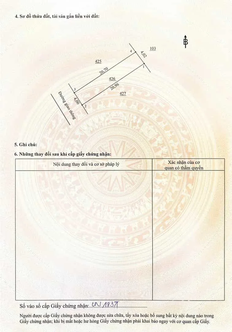 Bán Đất Nền Nhà Phố Phước Tân – 4x21m – Sổ Hồng Riêng
