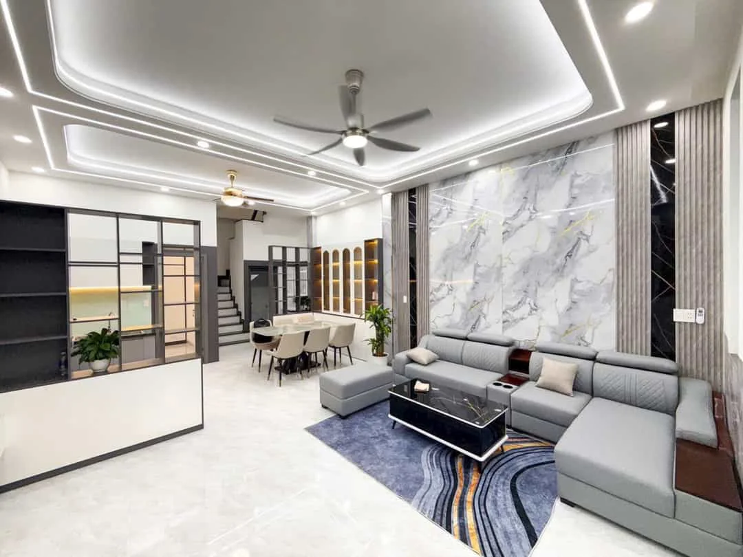 Bán Nhà 1 Trệt 1 Lầu Đường Ô Tô Thông Chợ Tân Vạn – 60m2 Hoàn Công